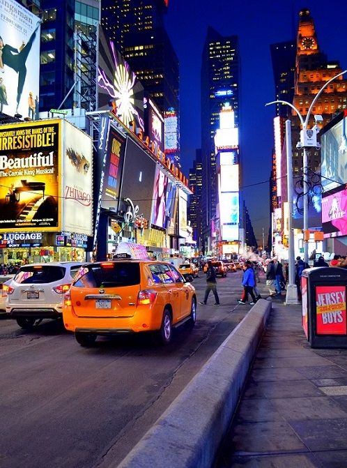 Der Times Square am Abend