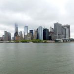 Blick auf Manhattan von der Staten Island Ferry