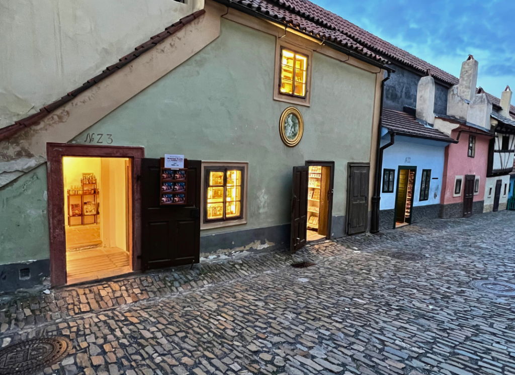 Häuser Goldenes Gässchen Prag sehenswert