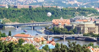 Ausblick auf Prag und die Moldau