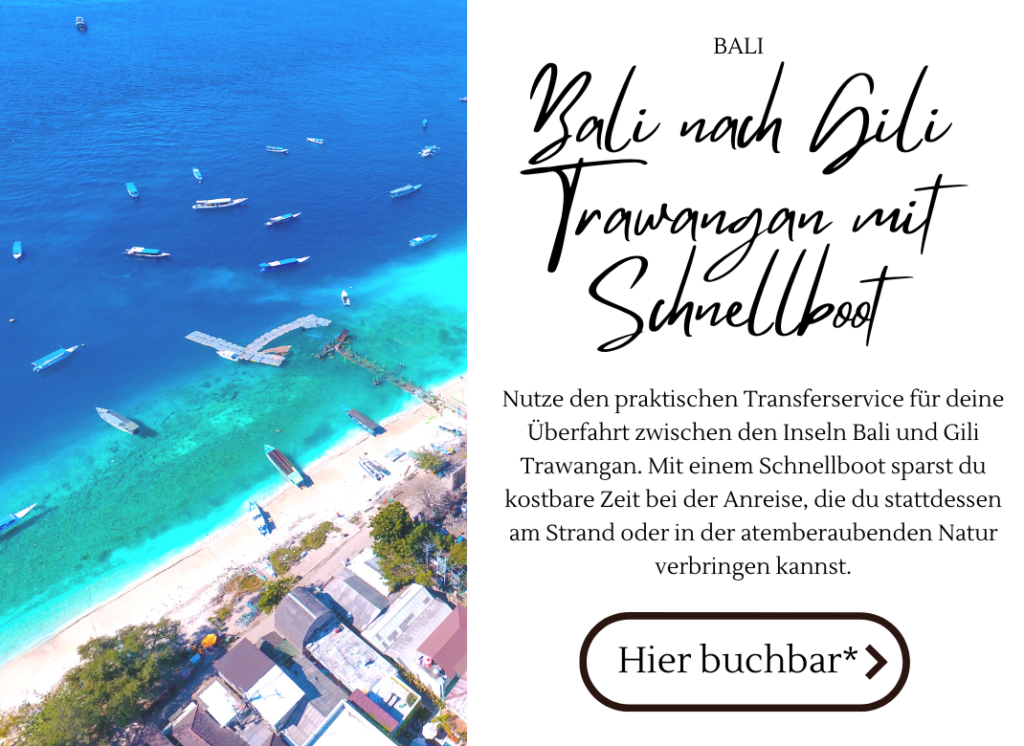 Schnellboot von Bali nach Gili Trawangan