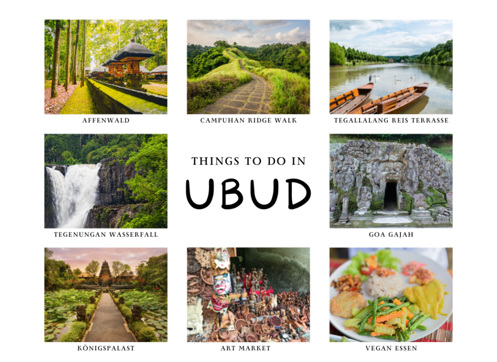 Top Sehenswürdigkeiten in Ubud Bali