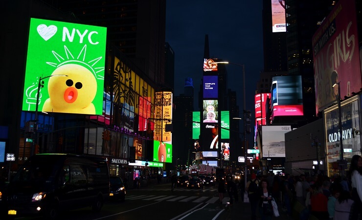 Fotospots New York Times Square