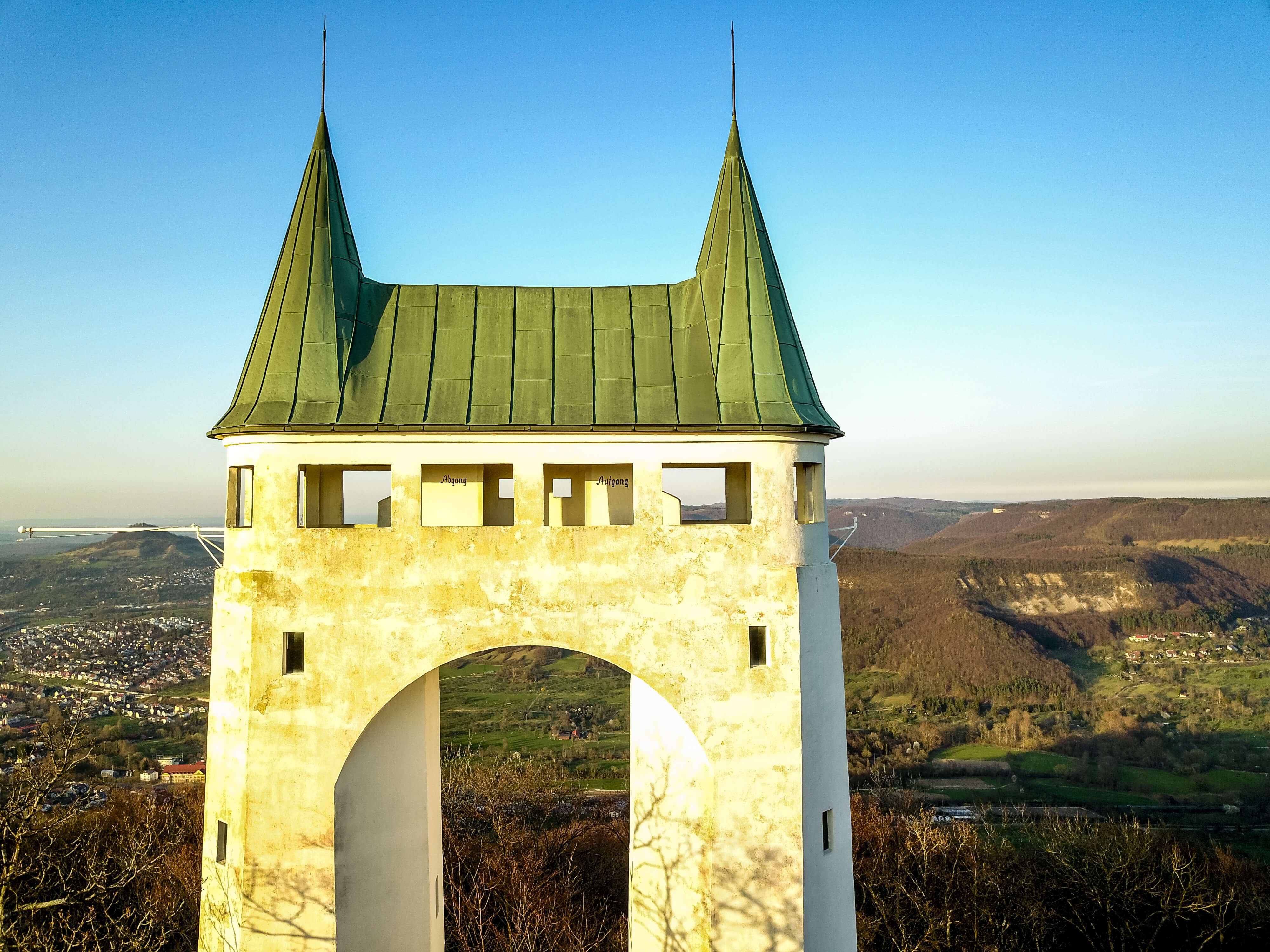 Drohnenbild Schönbergturm