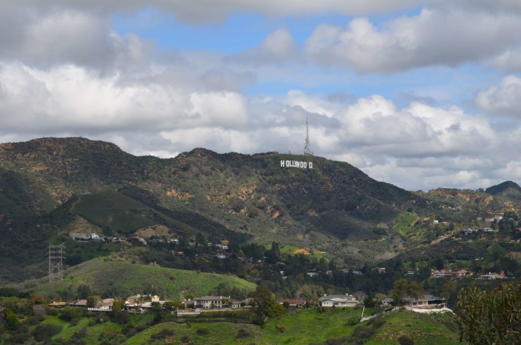 Ausblick aufs Hollywood Sign in Los Angeles