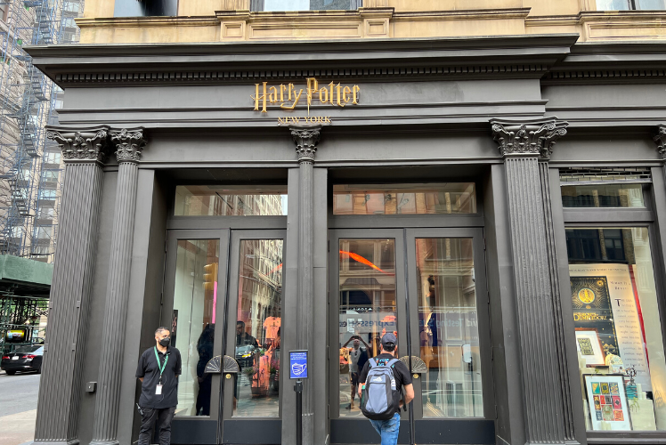 Harry Potter Store Eingang New York