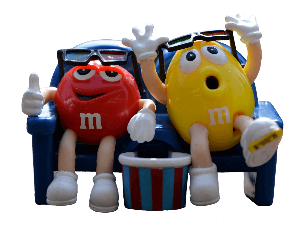 Coole M&M´s Figuren im M&M´s Store am Times Square