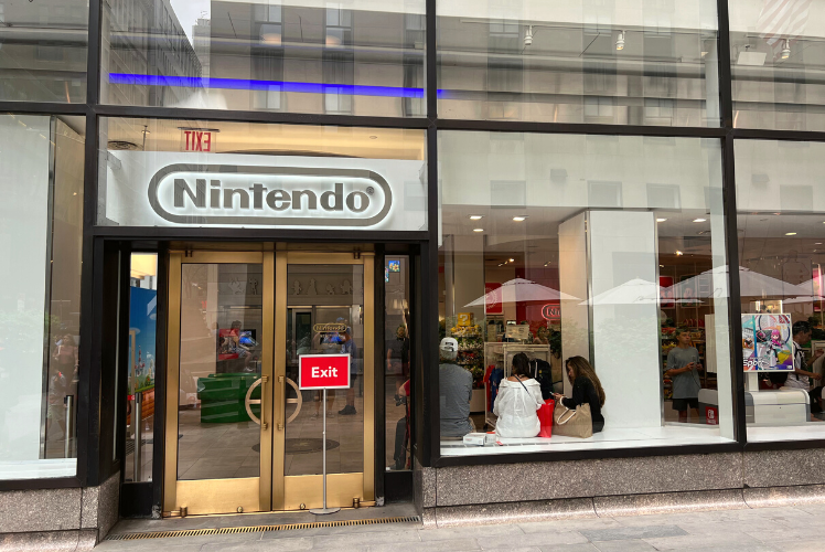 Nintendo Store Manhattan Eingang