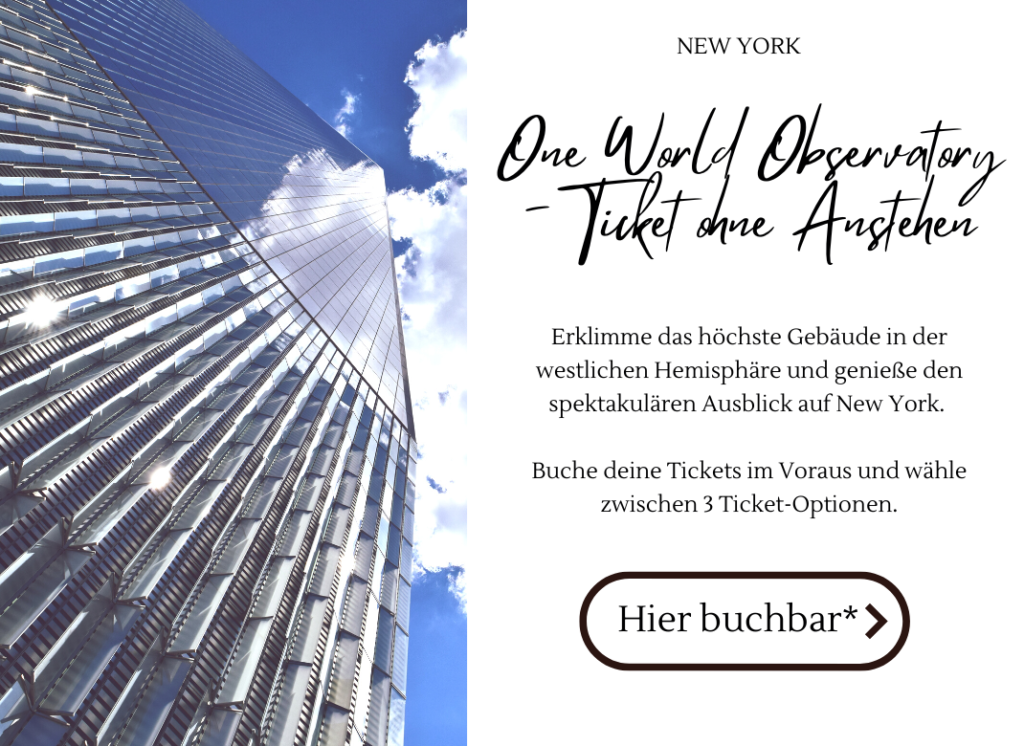 One World Trade Center Tickets kaufen Aussichtsplattform