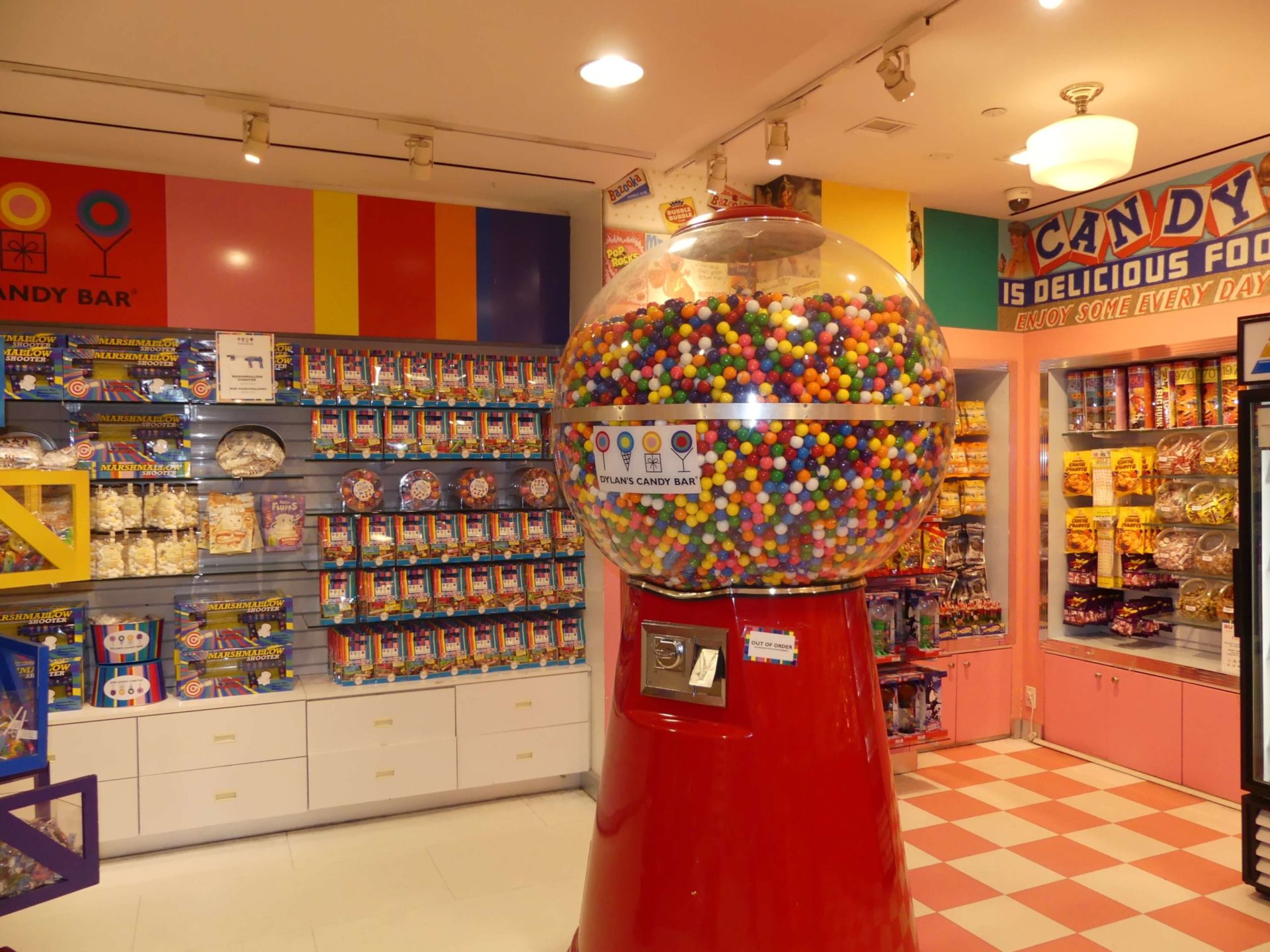 Bunte Süßwaren in Dylan`s Candy Var in New Nork