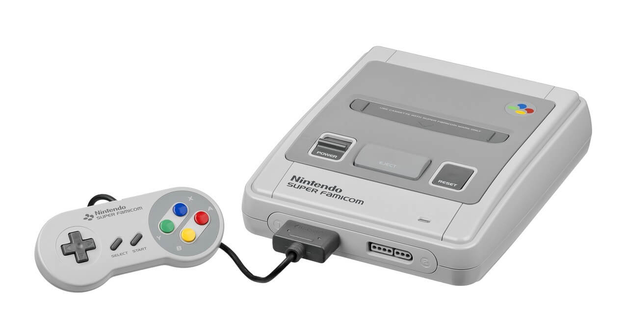 Super Nintendo Konsole im Nintendo Store in New York