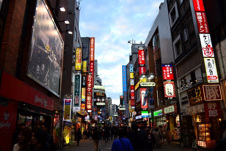 Center Gai Straße in Shibuya Tokio