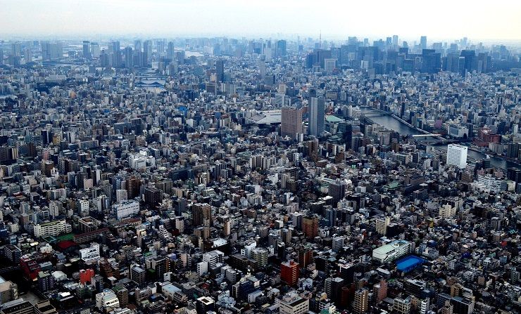 Aussicht vom Tokio Skytree