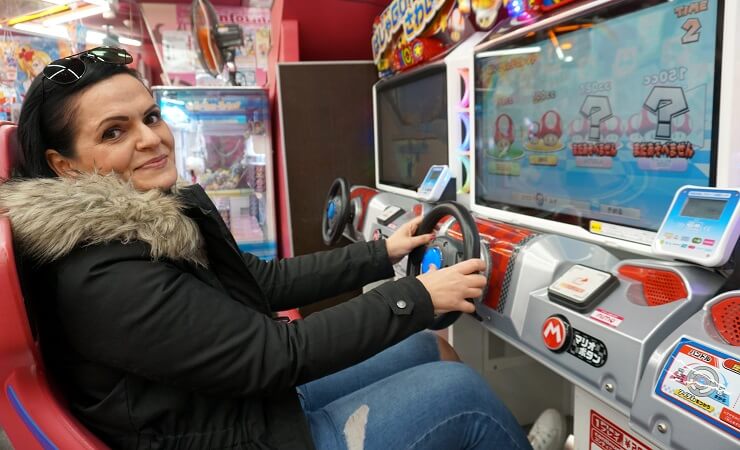 Mario Kart fahren in Tokio