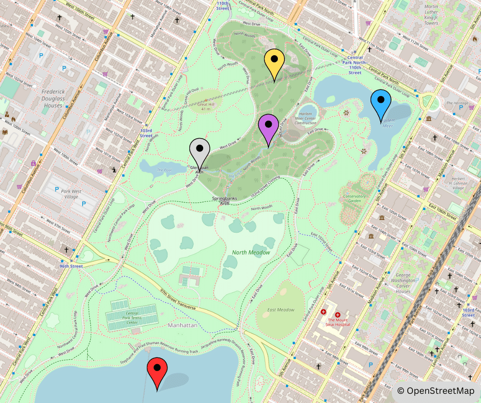 Central Park Sehenswürdigkeiten
