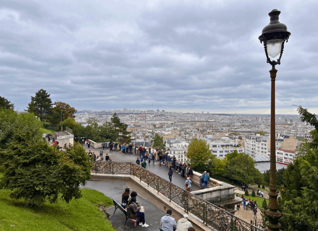 Ausblick auf Paris von Sacre Cour