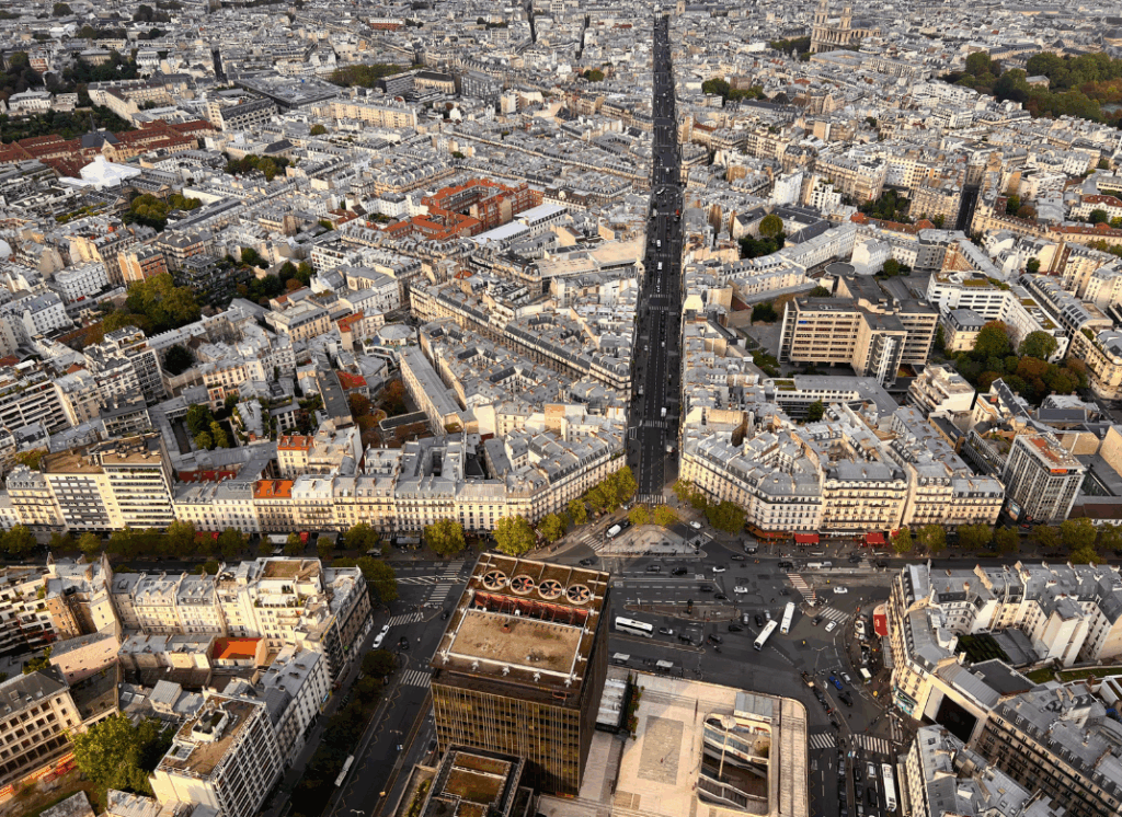 Tour Montparnasse Aussicht von oben